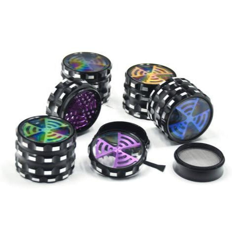 Die-Cut Slider-Teeth 4-Part Grinders