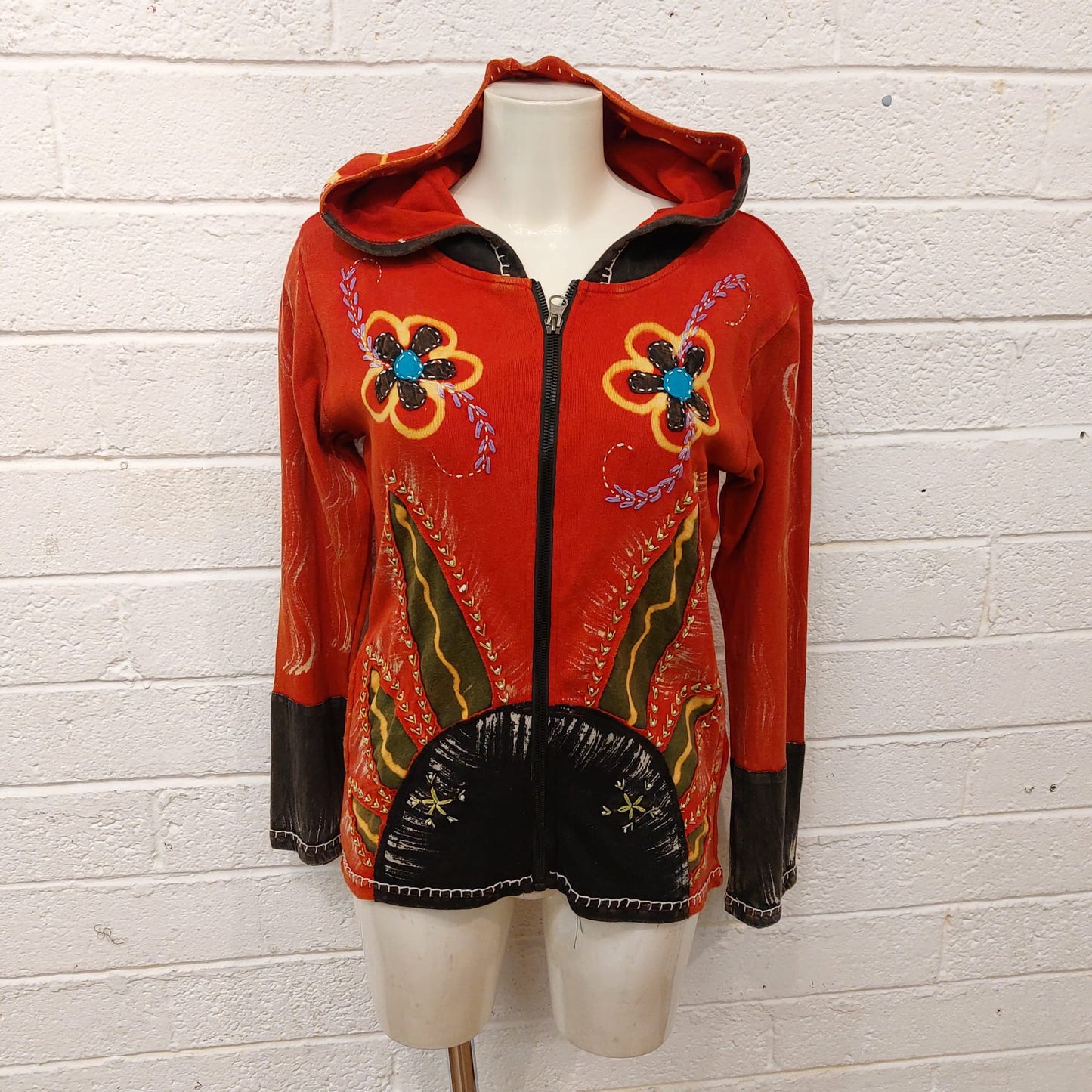 Flower Patchwork Hoodies