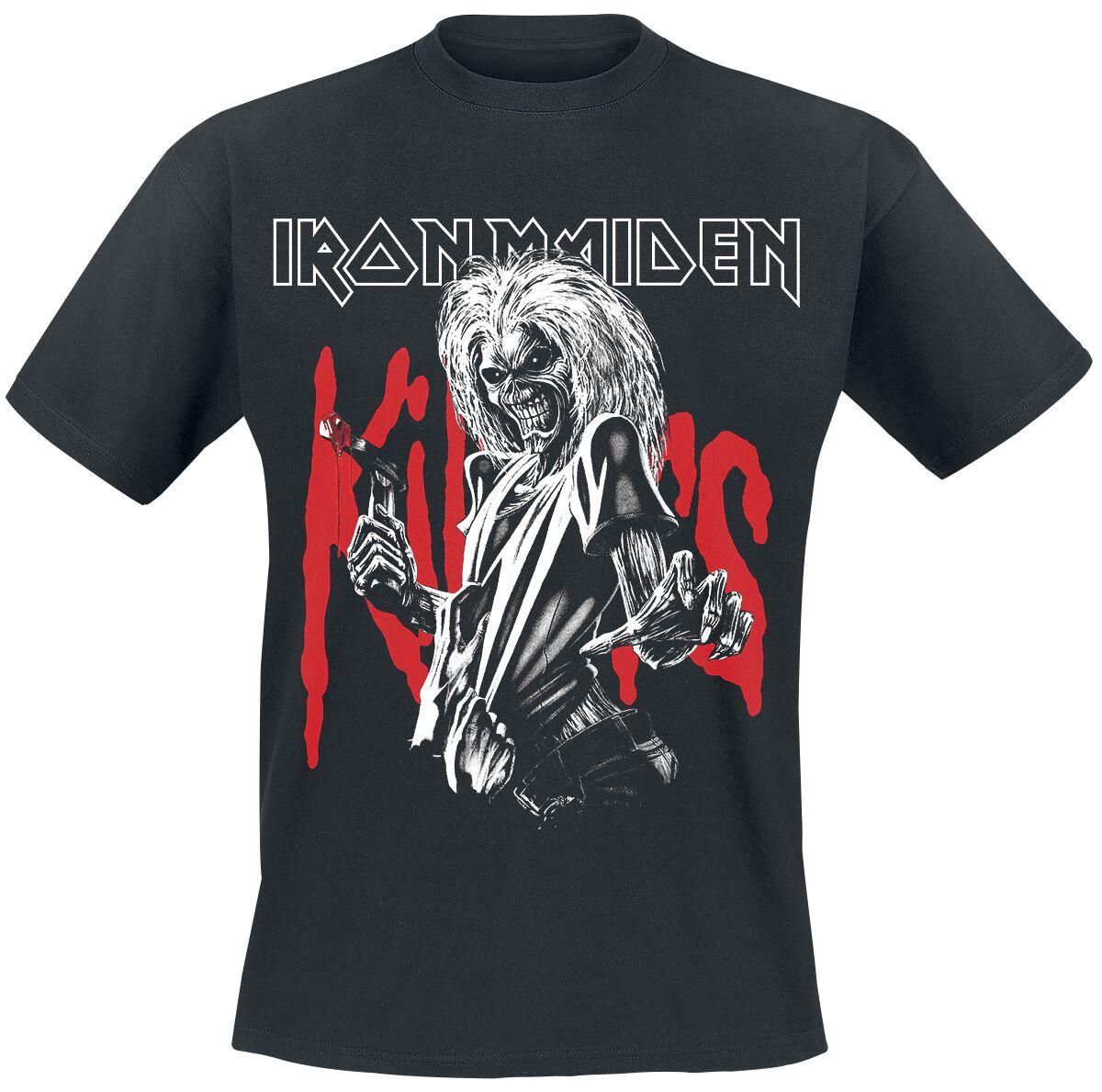 IRON MAIDEN UNISEX T-SHIRT: Eddie Large Graphic