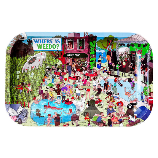 Best Buds Wheres Weedo? Rolling Tray - Forest