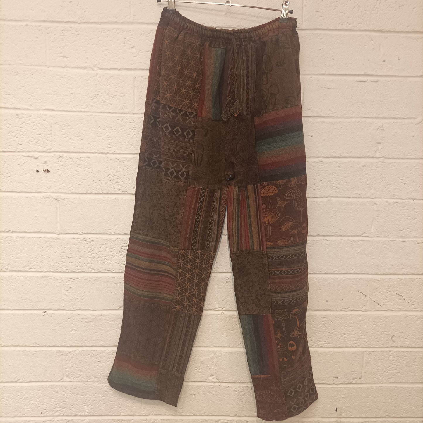 Mushroom Patchwork Pants