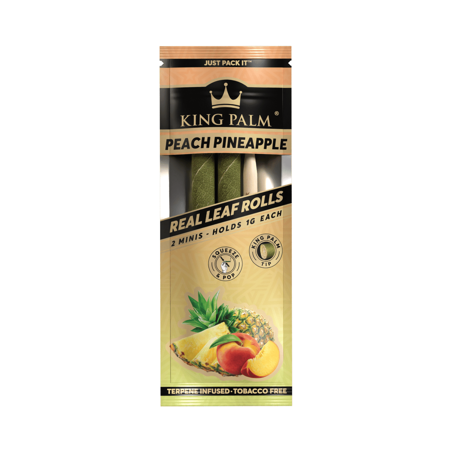 KING PALM Real Leaf Rolls - Minis