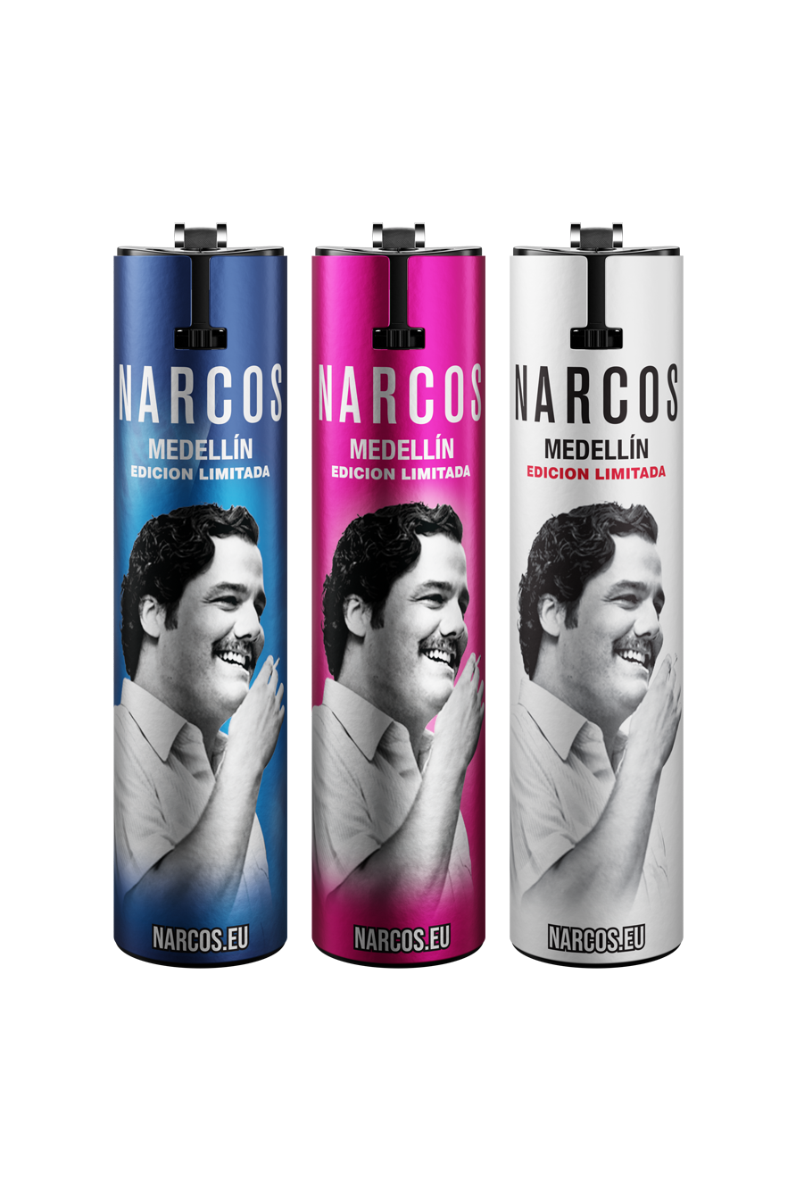 NARCOS Metal Clipper-Style Lighters