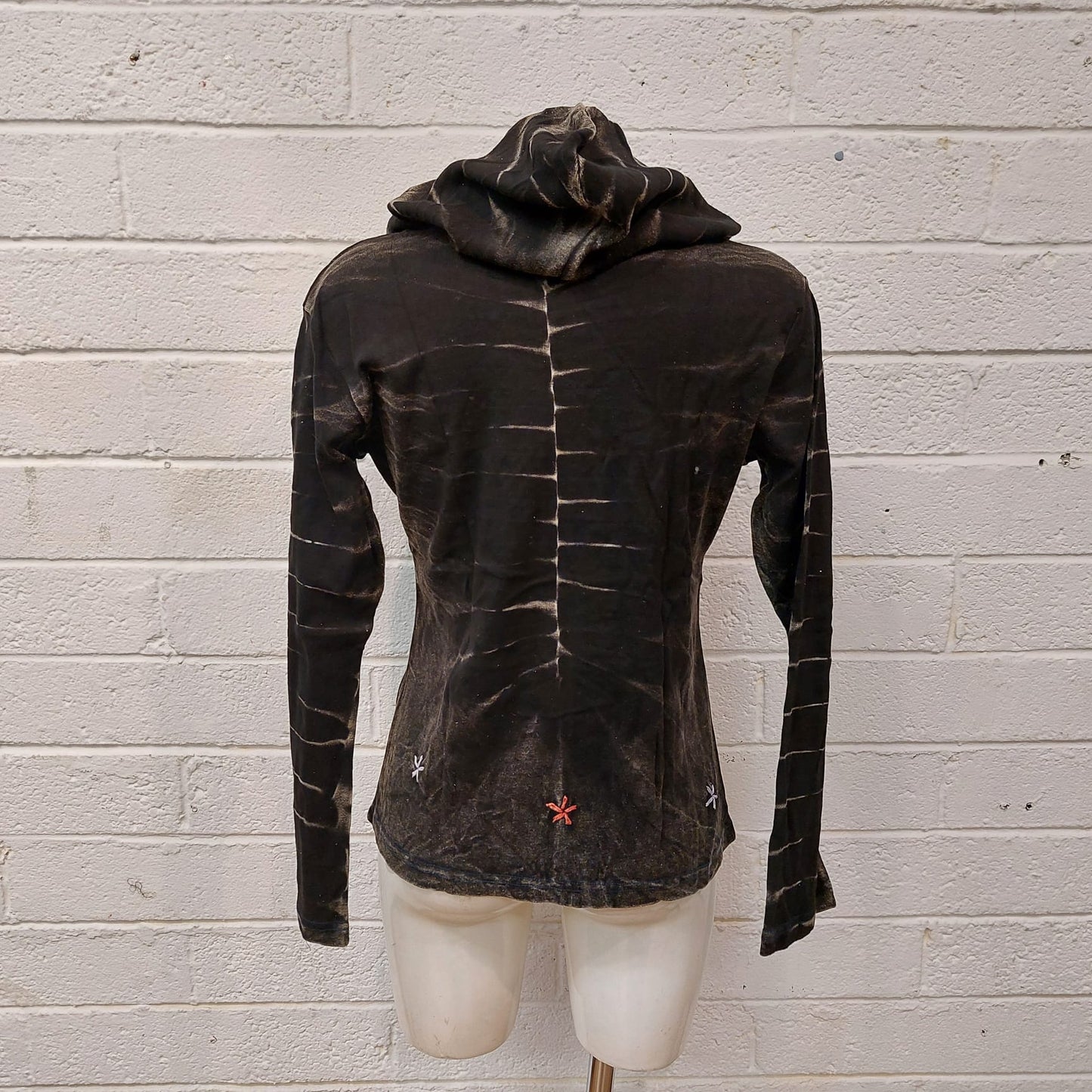 Embroidered Flower Hoodies