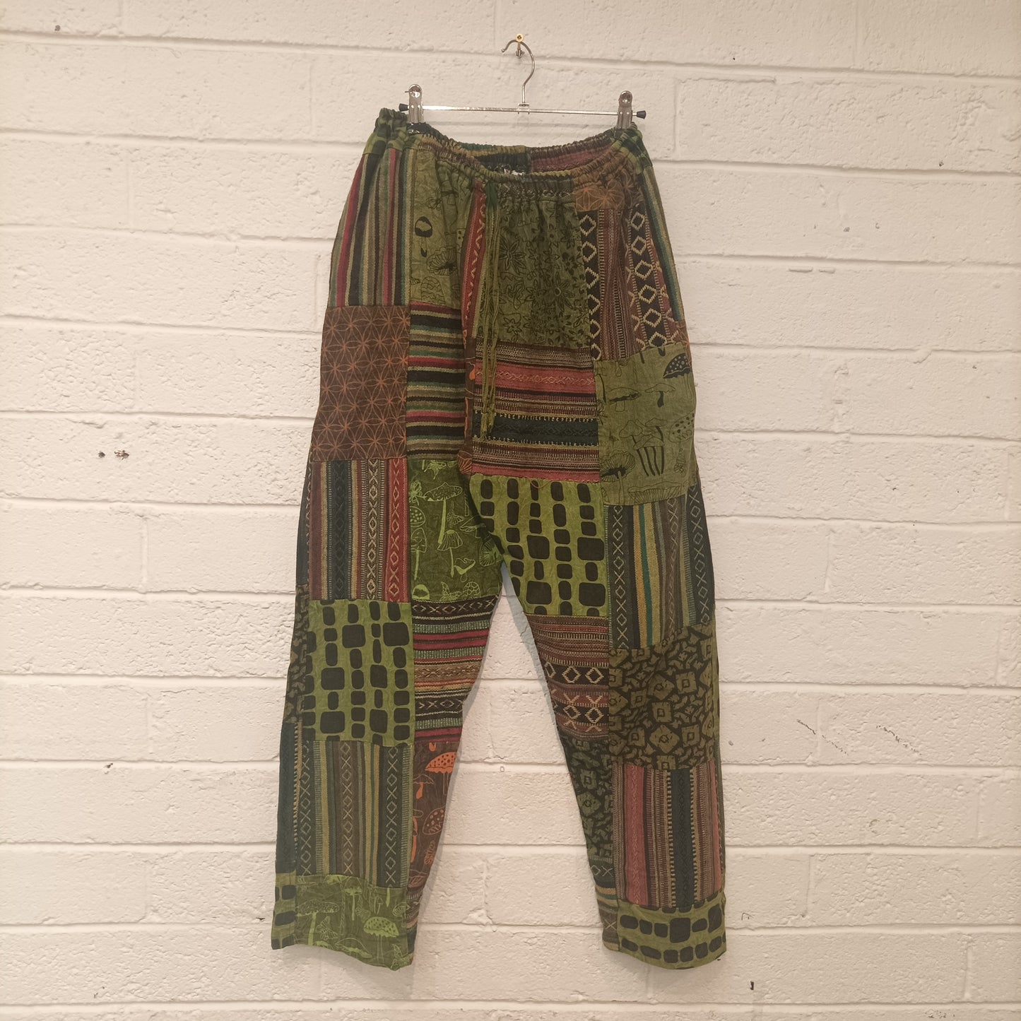 Mushroom Patchwork Pants