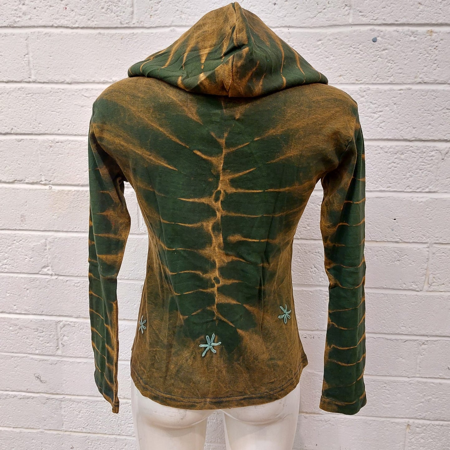 Embroidered Flower Hoodies