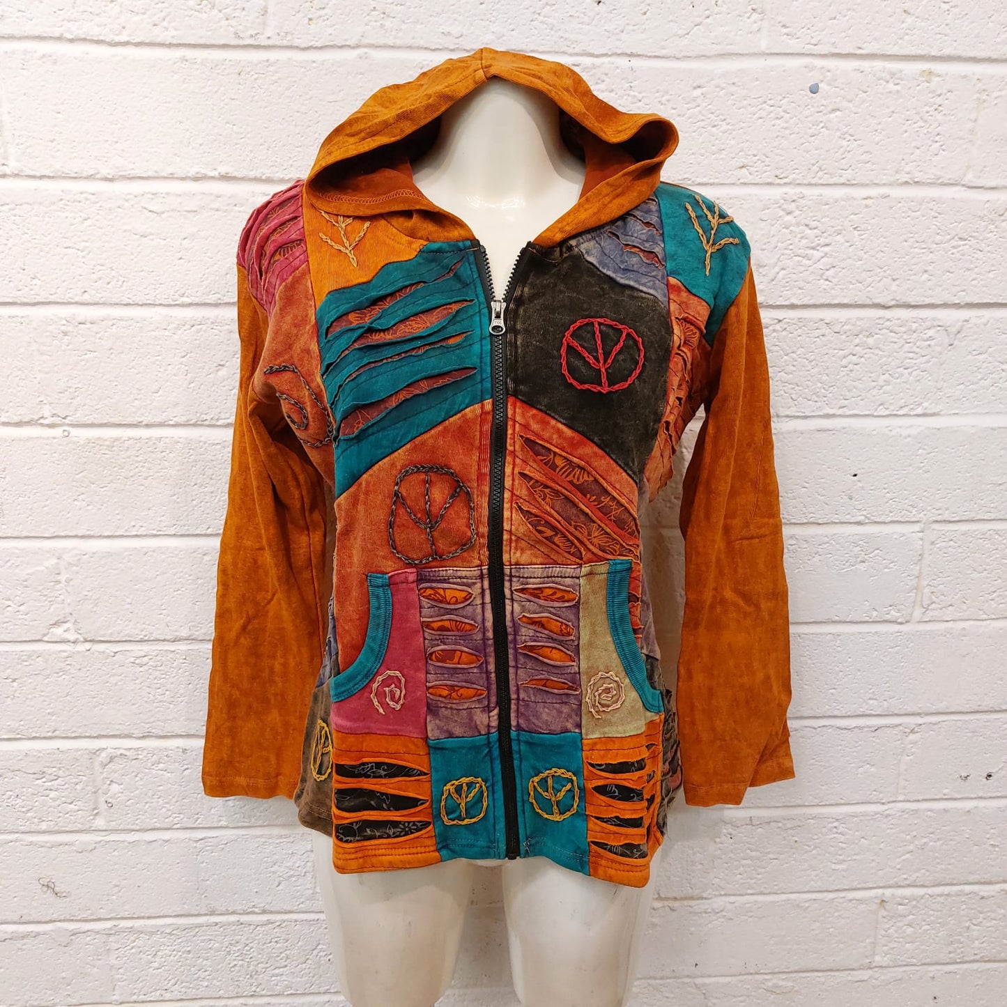 Peace Patchwork Hoodies