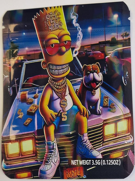 Bart Grillz Smellproof Mylar Pack