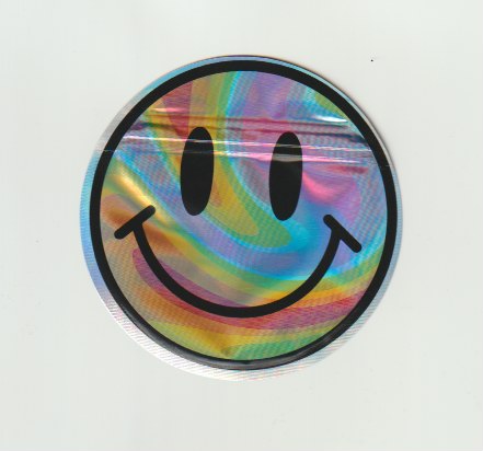 Rainbow Smiley Smellproof Mylar Pack