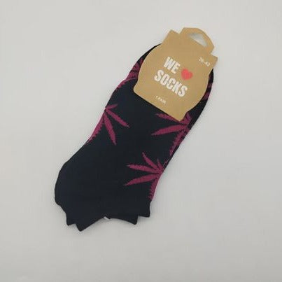 I <3 Socks - Black and Maroon