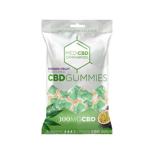 MediCBD Passion Fruit Gummy Bears (300mg)