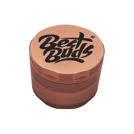 BEST BUDS Large Rose Gold 4-part Herb Grinder