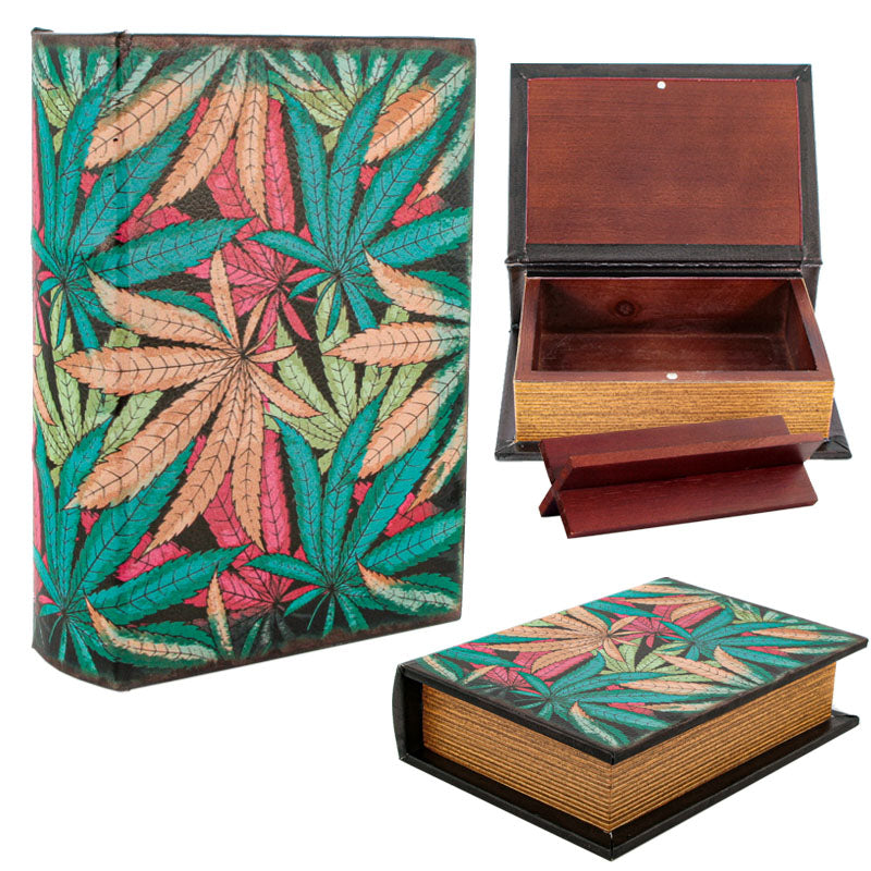 Stash Book Rolling Box - Leaves