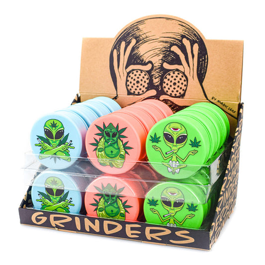 Alien Leaves 2-Part Acrylic Grinders