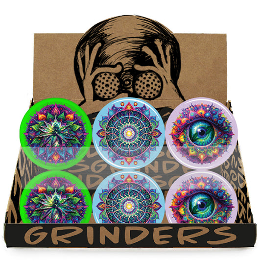 Mandala 2-Part Acrylic Grinders