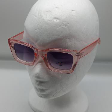 Pink 'Chunky Crystal' Sunglasses