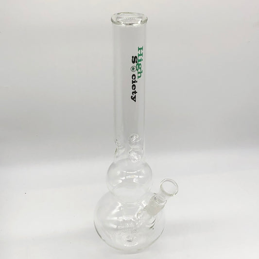 HIGH SOCIETY Glass Water Pipe