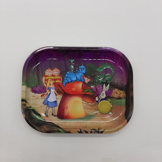 Alice in Wonderland Mini Rolling Tray