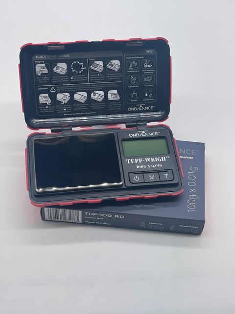 Balança ONBALANCE Tuff-Weigh - Vermelha