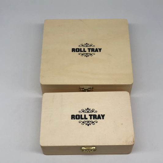 Roll Tray Wooden Rolling Boxes