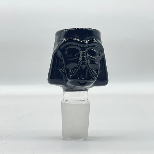 18mm Glass Darth Vader Bowl - Black