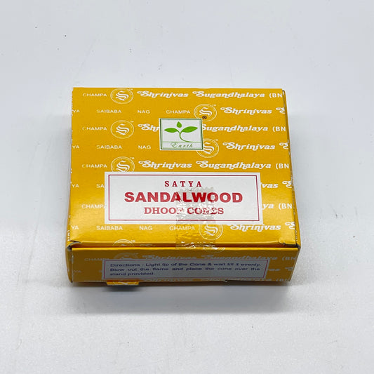 SATYA Sandalwood Incense Cones