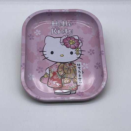 Hello Kitty Pink Kimono Mini Rolling Tray