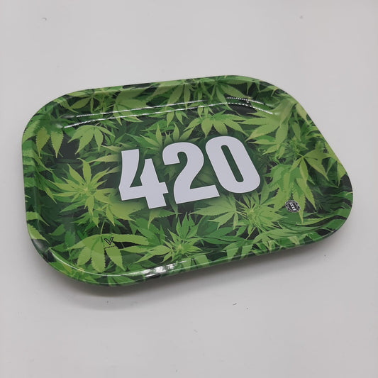 420 Green Medium Roll Tray