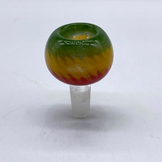 Rasta Glass Bowl Attachment - 14mm